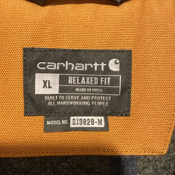 Carhartt Relaxed Fit Duck Blanket Lined Detroit Jacket Chore Coat New Mens