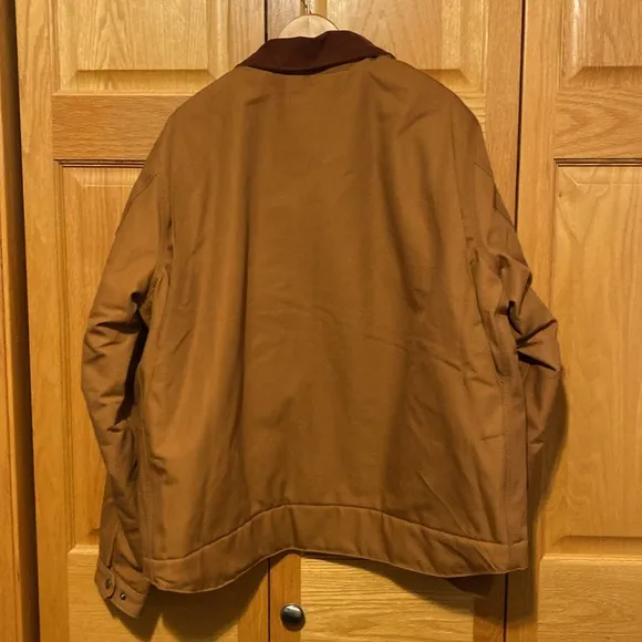 Carhartt Relaxed Fit Duck Blanket Lined Detroit Jacket Chore Coat New Mens