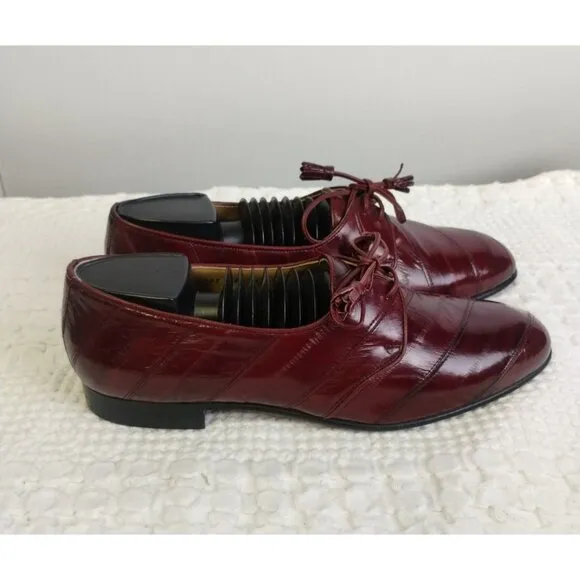 Carlo Morandi Men's Wine Shoes/Oxfords Size 8.5M SKU 2150
