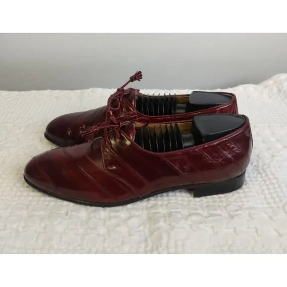 Carlo Morandi Men's Wine Shoes/Oxfords Size 8.5M SKU 2150