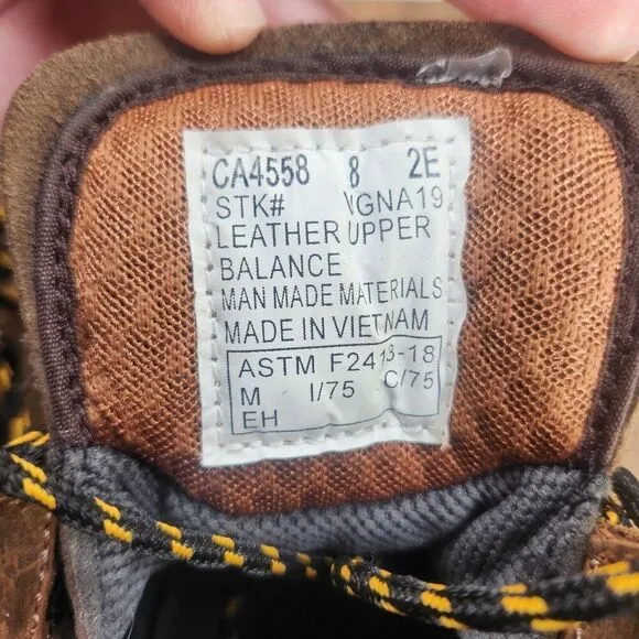 Carolina CA4558 7&quot; Gravel PC2 Waterproof Comp Toe 4x4 Hiker Work Boots Mens 8 EE