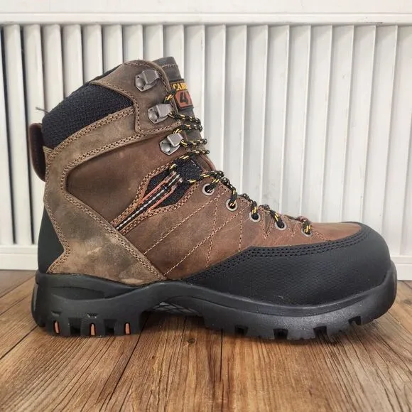 Carolina CA4558 7&quot; Gravel PC2 Waterproof Comp Toe 4x4 Hiker Work Boots Mens 8 EE