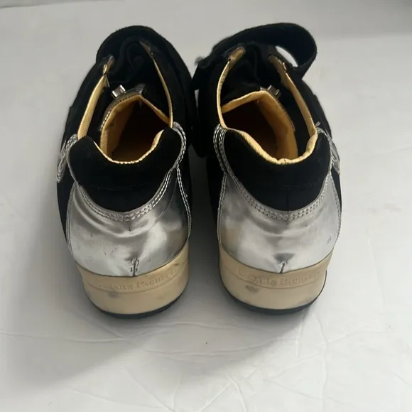 Cesare Paciotti 4US black and silver shoes