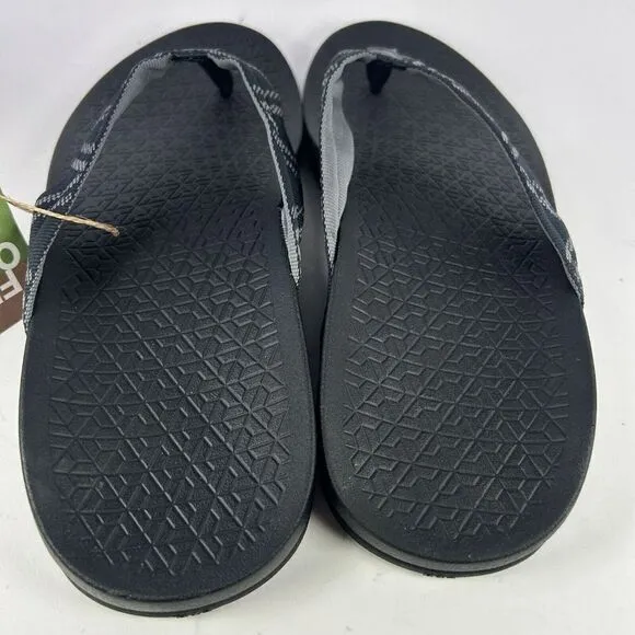 Chaco Flips Men's WAYPOINT CLOUD Shoes US 13 glitch Black Thong Sandals NWT