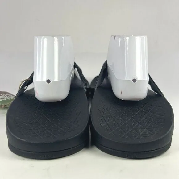 Chaco Flips Men's WAYPOINT CLOUD Shoes US 13 glitch Black Thong Sandals NWT