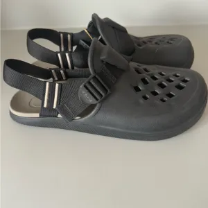 Chaco Men's Size 10 Chillos Clog Performance rubber comfort shoes black New