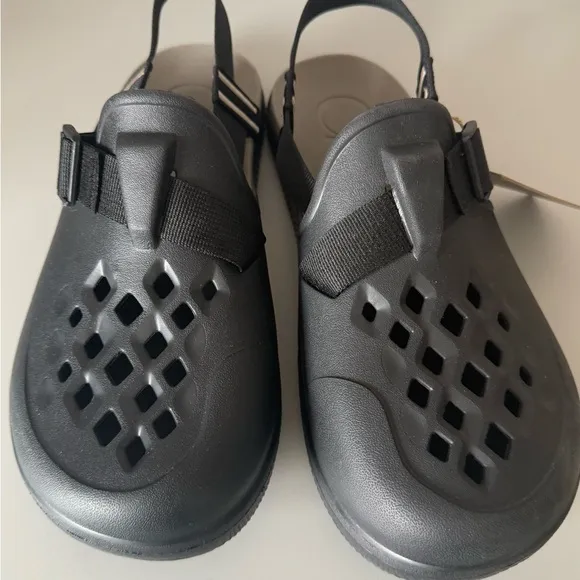Chaco Men's Size 10 Chillos Clog Performance rubber comfort shoes black New