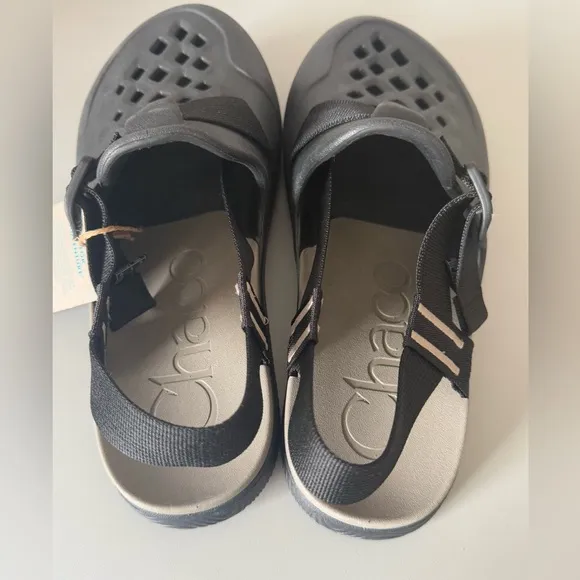 Chaco Men's Size 10 Chillos Clog Performance rubber comfort shoes black New