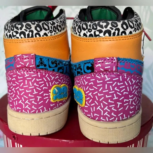 Chemical Baby High Top Limited Edition Sneakers Released in 2022 colorful Size 7