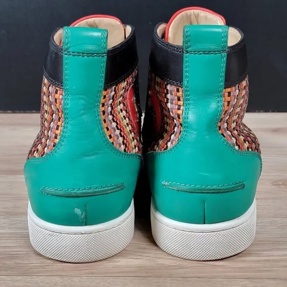 Christian Louboutin Shoes Men Size 44.5 IT 11.5 US Louis Orlato High Top Leather