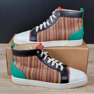 Christian Louboutin Shoes Men Size 44.5 IT 11.5 US Louis Orlato High Top Leather