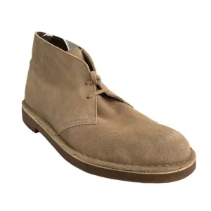Clarks Boots Men Size 10.5M Tan Leather Lace-up Shoes