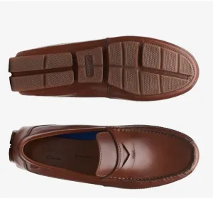 Clarks Collection Mens Markman Way Shoes Size 10 Loafers Leather