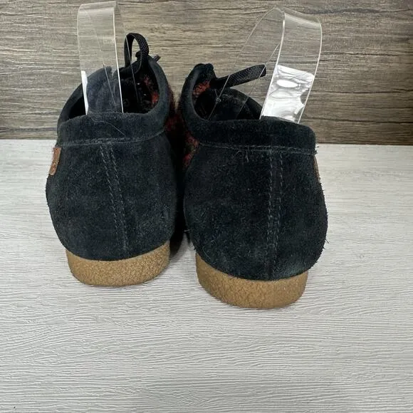 Clarks Collection Shoes Mens 12 M Aztec Tribal Wool Suede Wallabee Comfort Boho