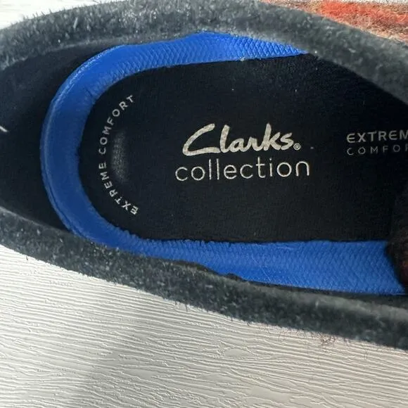 Clarks Collection Shoes Mens 12 M Aztec Tribal Wool Suede Wallabee Comfort Boho