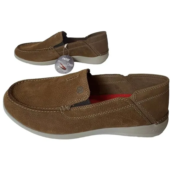 Clarks Gorwin Step Mens 11.5M Sneaker Moc Toe Tan Nubuck Leather 61572527 Loafer