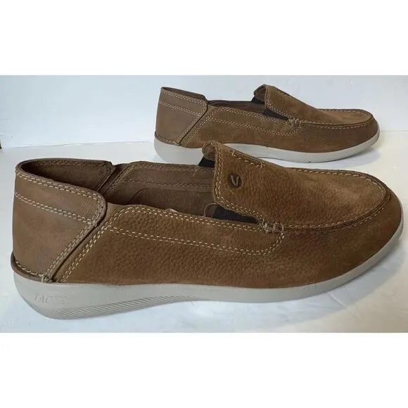 Clarks Gorwin Step Mens 11.5M Sneaker Moc Toe Tan Nubuck Leather 61572527 Loafer