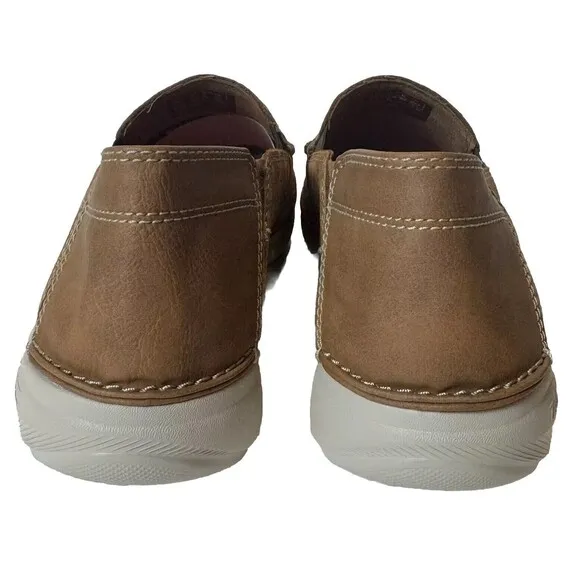 Clarks Gorwin Step Mens 11.5M Sneaker Moc Toe Tan Nubuck Leather 61572527 Loafer