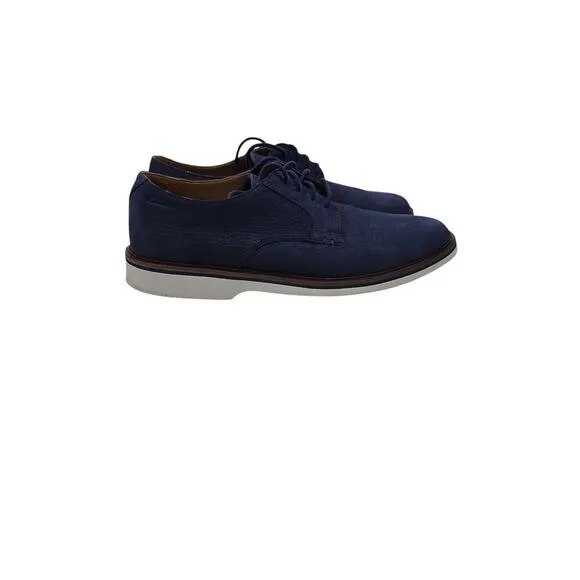Clarks Men's Derby Lace-Up Oxford Dress Shoe Blue Size 8.5