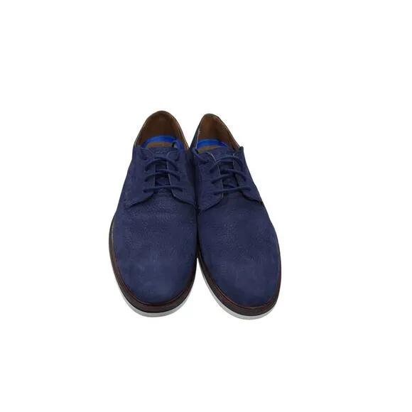 Clarks Men's Derby Lace-Up Oxford Dress Shoe Blue Size 8.5