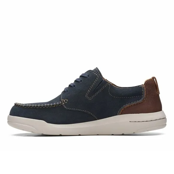 Clarks Mens Navy Driftway Low Sneaker Shoes Size 12 US