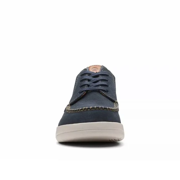 Clarks Mens Navy Driftway Low Sneaker Shoes Size 12 US