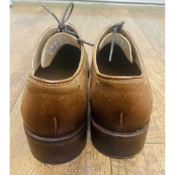 Clarks Narrative Leather Oxfords Dress Shoes Lace Up Brown Women's 7.5