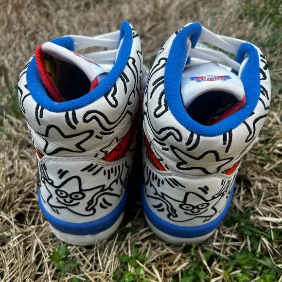CLEAN Adidas Rivalry x Keith Haring Size 9 Mens shoes