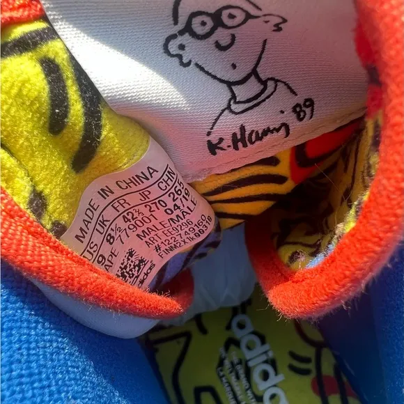 CLEAN Adidas Rivalry x Keith Haring Size 9 Mens shoes