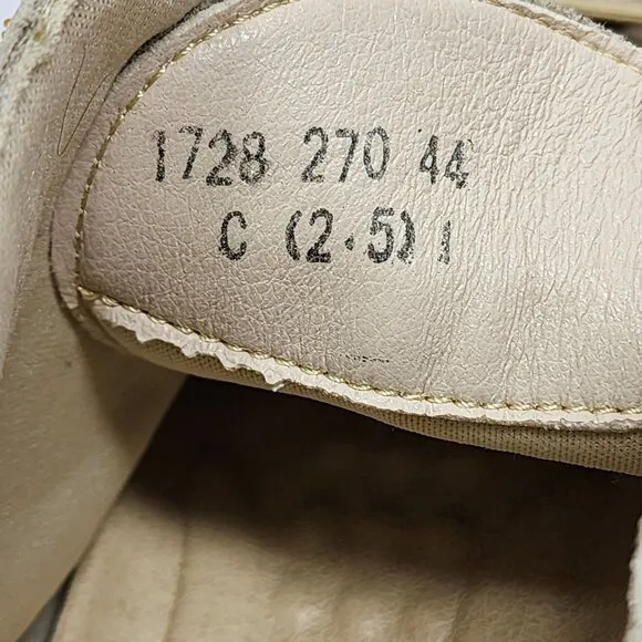 Clohoo Mens Beige Tan Leather High Top Shoes Size 10 US / 44 Euro NEW