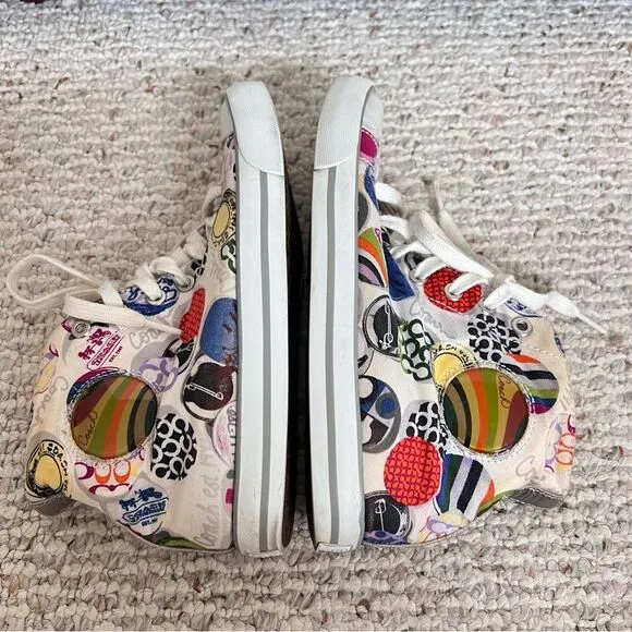 Coach Women's Cardinal High Top Sneakers Size 7.5