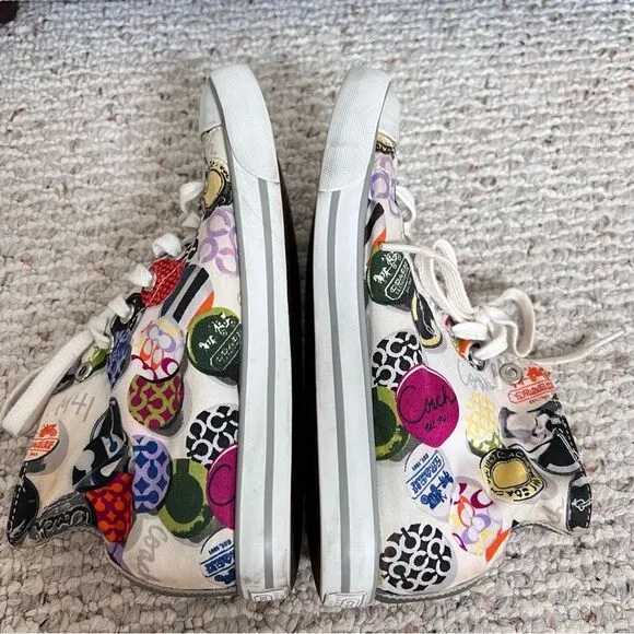 Coach Women's Cardinal High Top Sneakers Size 7.5