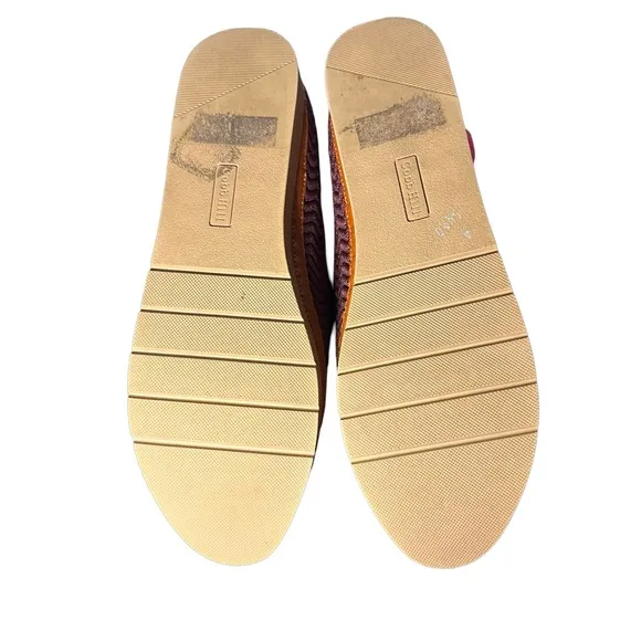 Cobb Hill Womens Camryn Eggplant Purple Slip On Knit Loafers Shoes‎ size 9