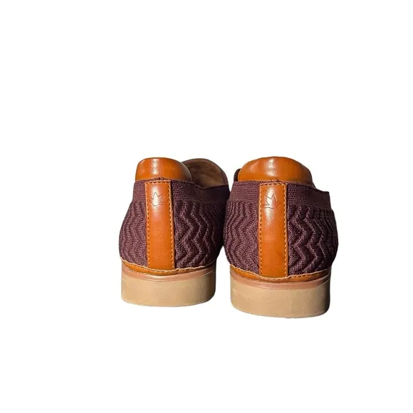 Cobb Hill Womens Camryn Eggplant Purple Slip On Knit Loafers Shoes‎ size 9