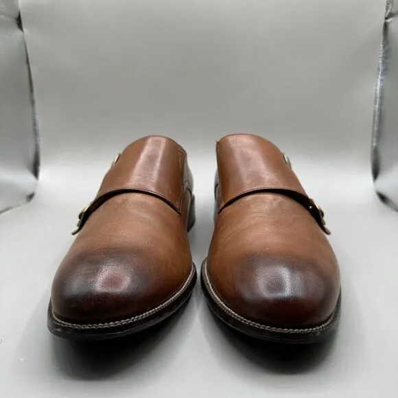 Cole Haan Benton Double Monk Strap II Oxford Shoes British Tan 12 M - C26425