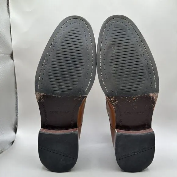 Cole Haan Benton Double Monk Strap II Oxford Shoes British Tan 12 M - C26425