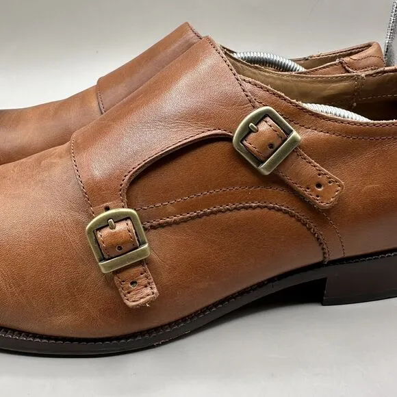 Cole Haan Benton Double Monk Strap II Oxford Shoes British Tan 12 M - C26425