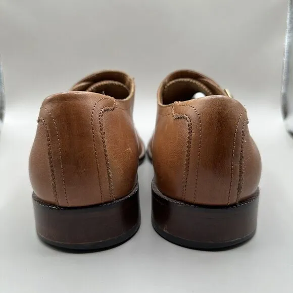 Cole Haan Benton Double Monk Strap II Oxford Shoes British Tan 12 M - C26425