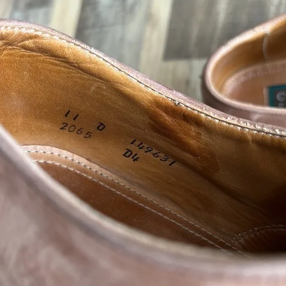 COLE HAAN brown leather shoes size:11