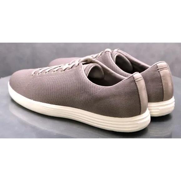 Cole Haan Grand OS Crosscourt Men's Knit Sneakers Shoes Size 11.5 M Gray EUC