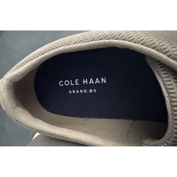 Cole Haan Grand OS Crosscourt Men's Knit Sneakers Shoes Size 11.5 M Gray EUC