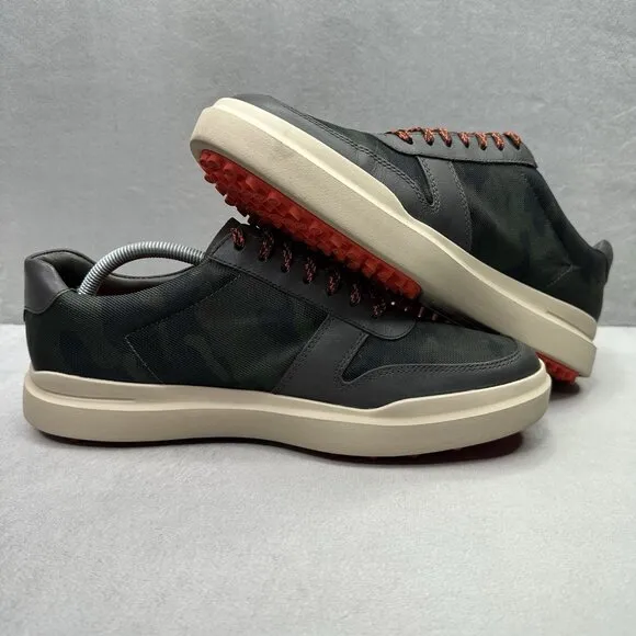 Cole Haan GrandPro AM Mens Size 10.5 (M) Golf Shoes Camo Print Spikeless Lace-Up