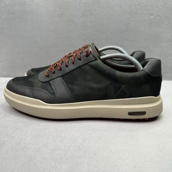 Cole Haan GrandPro AM Mens Size 10.5 (M) Golf Shoes Camo Print Spikeless Lace-Up