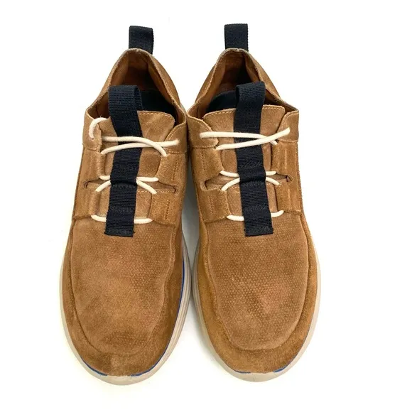 Cole Haan Grandsport Mens Trainers 8 M Suede Leather Sneakers Lace Up Comfort
