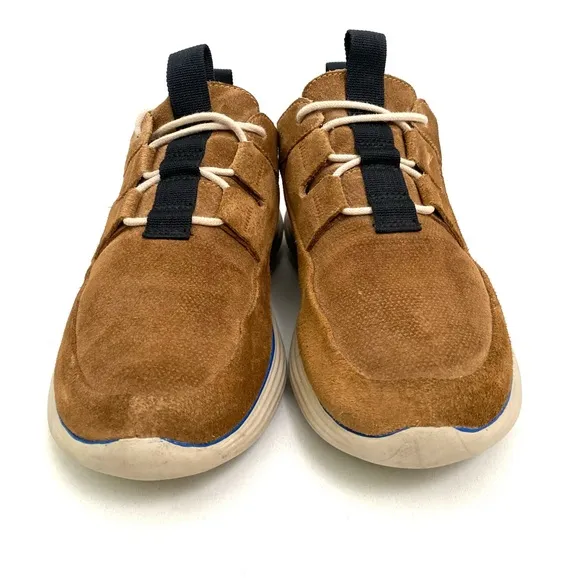 Cole Haan Grandsport Mens Trainers 8 M Suede Leather Sneakers Lace Up Comfort