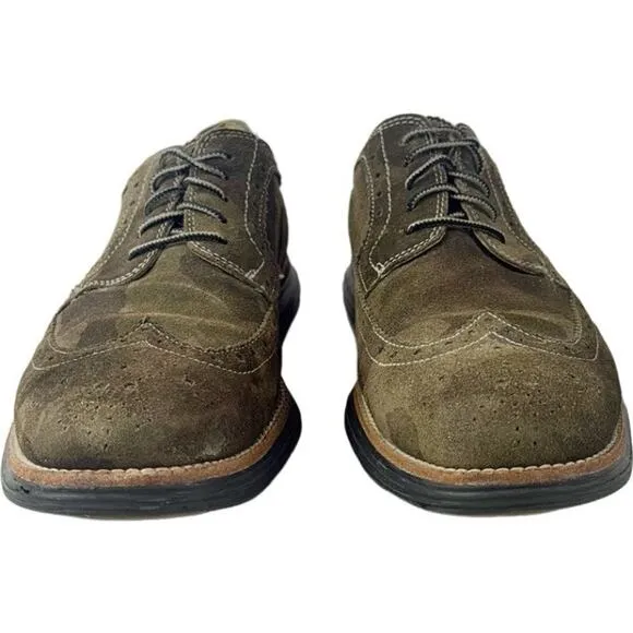 Cole Haan Lunargrand Wingtip ‘Camo’ Suede Size 10