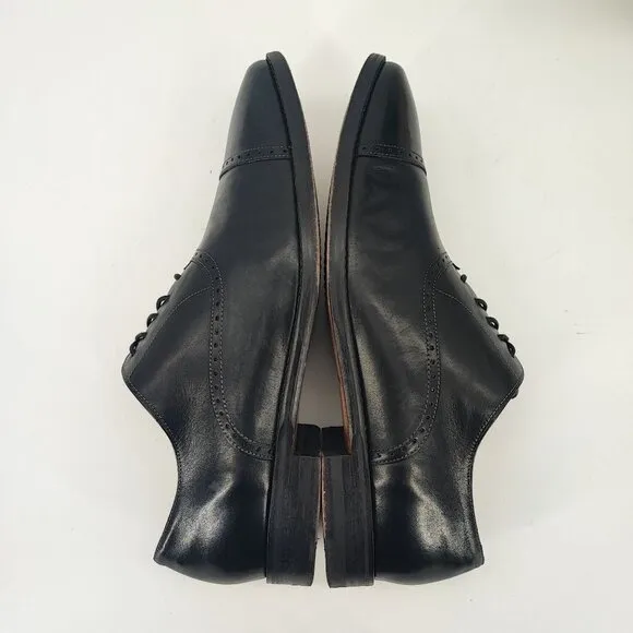Cole Haan Men’s Jay Grand Cap Oxford Leather Black Shoes Size 11.5