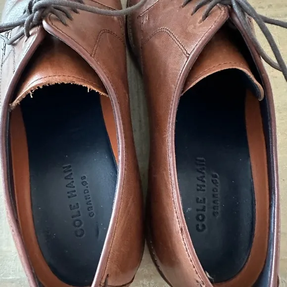Cole Haan Men’s Lenox Hill‎ Cap Toe Oxford British Tan Leather Shoes 12 M