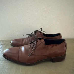 Cole Haan Men’s Lenox Hill‎ Cap Toe Oxford British Tan Leather Shoes 12 M