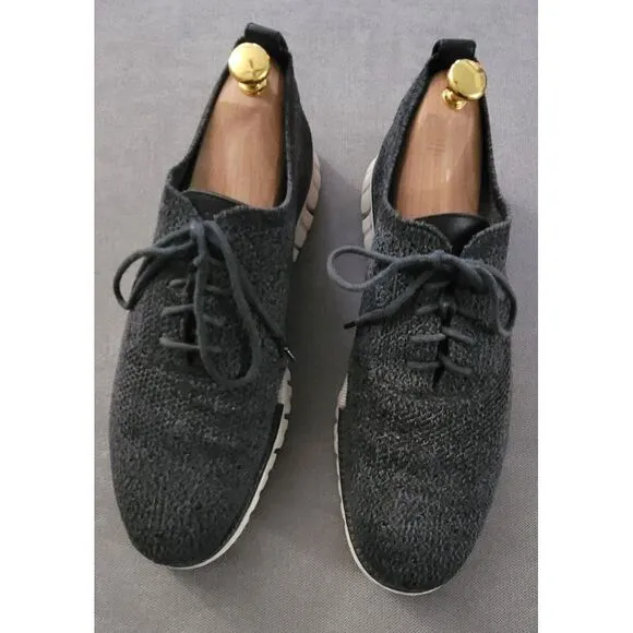 Cole Haan Men's Zero Grand.Os Grey Knit Oxford Grand‎ OS Shoes Size 10 M